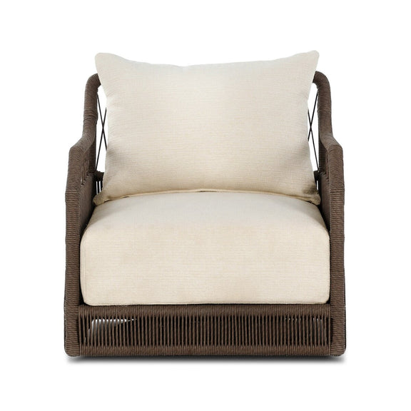 Salome Outdoor Swivel Chair - Barrie Natural