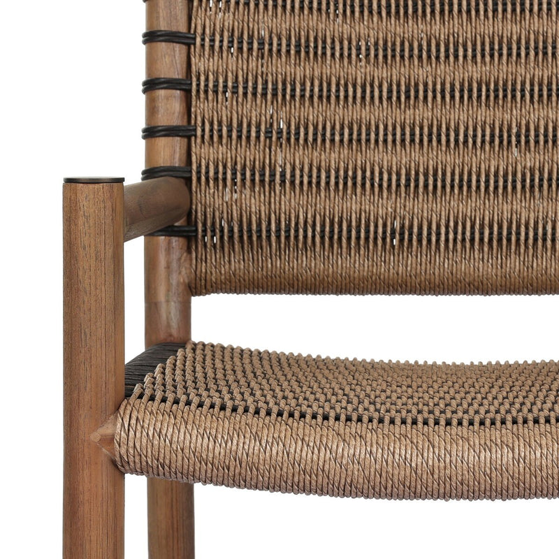 Pura Outdoor Dining Chair - Faux Dark Hyacinth