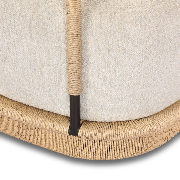 Osiris Outdoor Swivel Chair - Jasper Natural