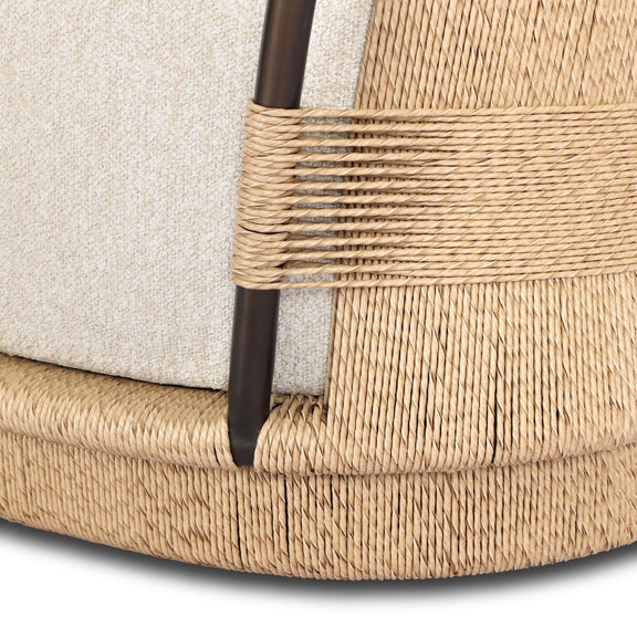 Osiris Outdoor Swivel Chair - Jasper Natural