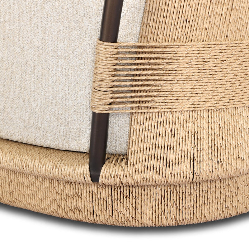 Osiris Outdoor Swivel Chair - Jasper Natural