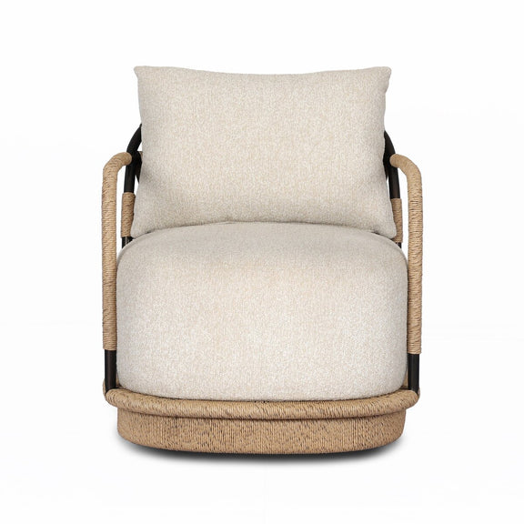 Osiris Outdoor Swivel Chair - Jasper Natural