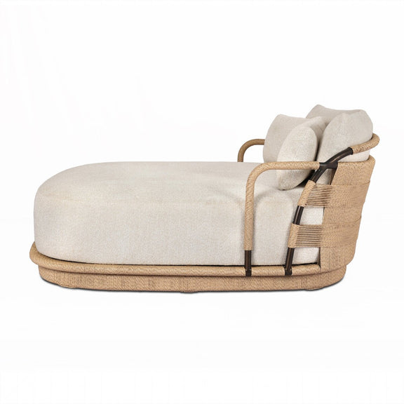 Osiris Outdoor Chaise - Jasper Natural