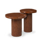 Fern Outdoor Nesting End Tables - Cafe Concrete