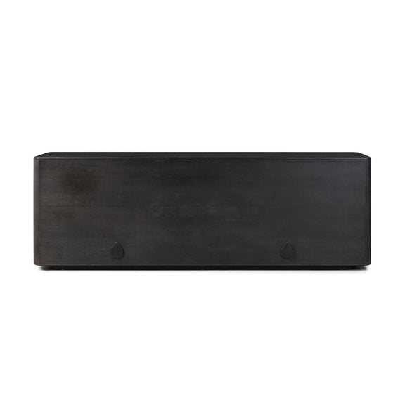 Clemens Media Console - Dark Espresso Reclaimed French Oak