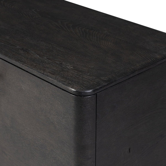 Clemens Media Console - Dark Espresso Reclaimed French Oak
