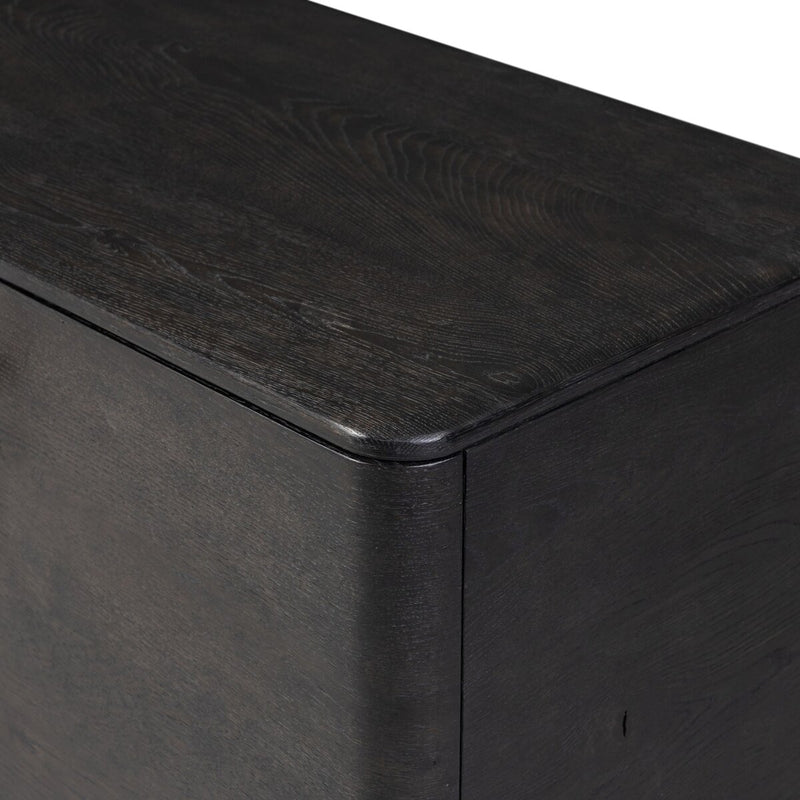 Clemens Media Console - Dark Espresso Reclaimed French Oak