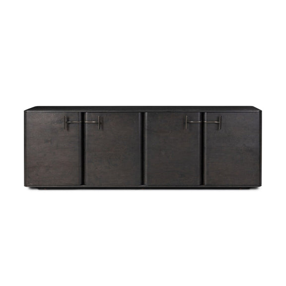 Clemens Media Console - Dark Espresso Reclaimed French Oak
