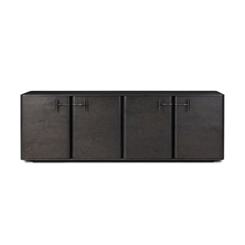Clemens Media Console - Dark Espresso Reclaimed French Oak