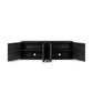 Clemens Media Console - Dark Espresso Reclaimed French Oak