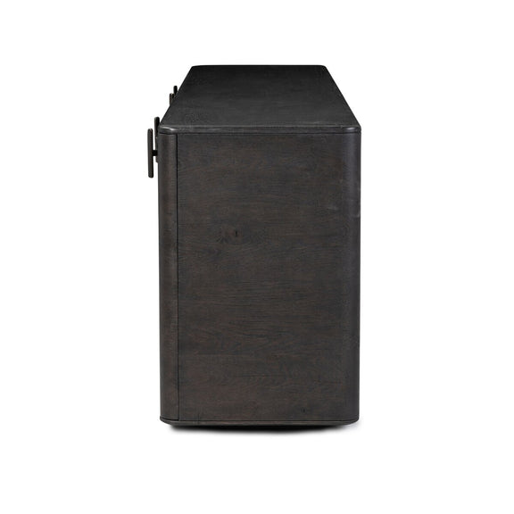 Clemens Media Console - Dark Espresso Reclaimed French Oak