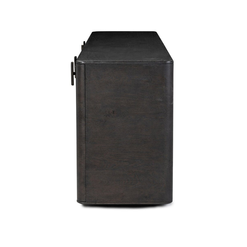 Clemens Media Console - Dark Espresso Reclaimed French Oak