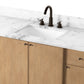 Loretta Single Wide Vanity - Satin Drifted Oak Thin Veneer