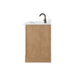 Loretta Single Wide Vanity - Satin Drifted Oak Thin Veneer