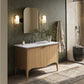 Chiara Single Wide Vanity - Satin Light Wash Oak Veneer