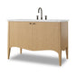 Chiara Single Wide Vanity - Satin Light Wash Oak Veneer