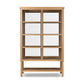 Francesca Vitrine Cabinet - Distressed Oak
