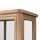 Francesca Vitrine Cabinet - Distressed Oak