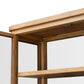 Francesca Vitrine Cabinet - Distressed Oak