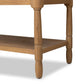 Francesca Vitrine Cabinet - Distressed Oak