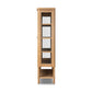 Francesca Vitrine Cabinet - Distressed Oak
