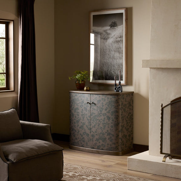 Edith Small Cabinet - Camden Flint Painted Linen