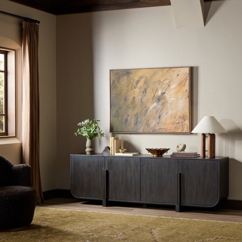 Ana Media Console - Smoked Black