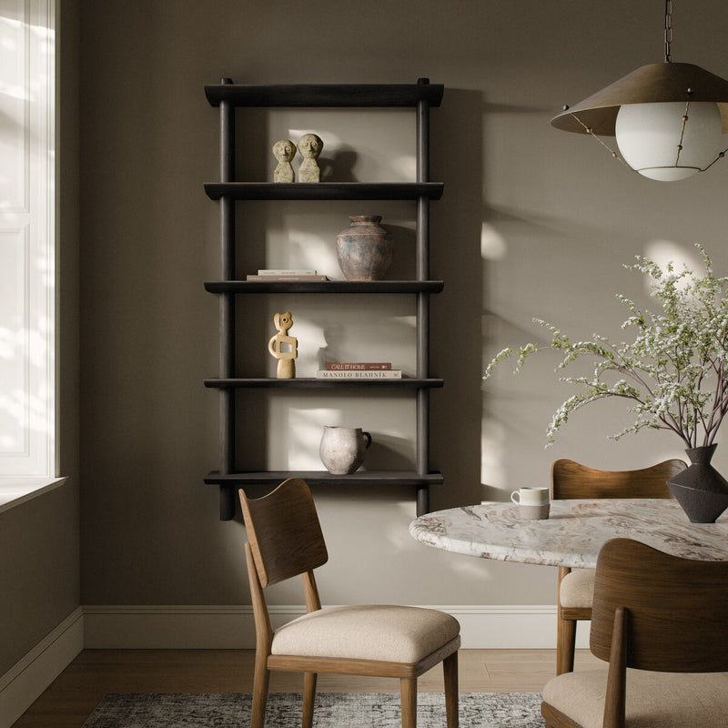 James Wall Mounted Bookcase - Single