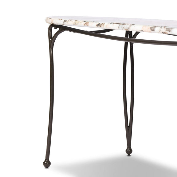 Idalia Desk - Dark Bronze Steel