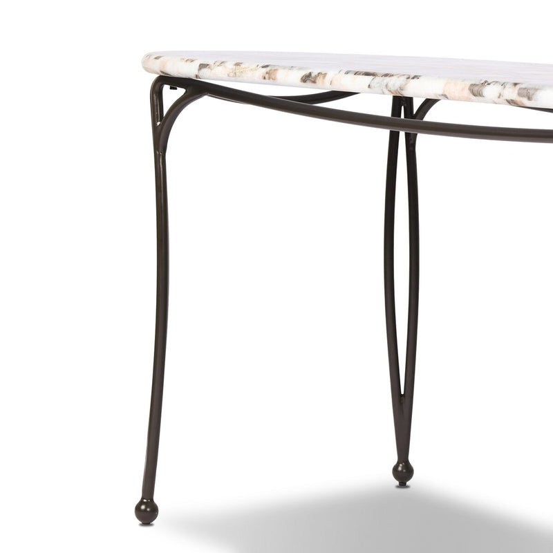 Idalia Desk - Dark Bronze Steel