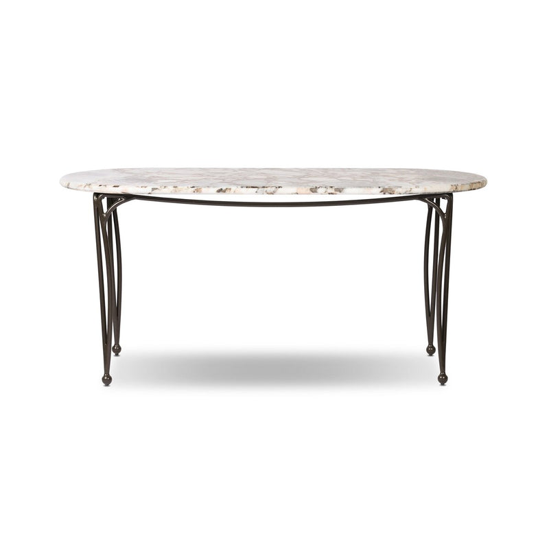 Idalia Desk - Dark Bronze Steel