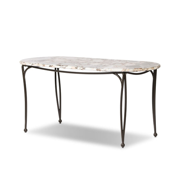 Idalia Desk - Dark Bronze Steel