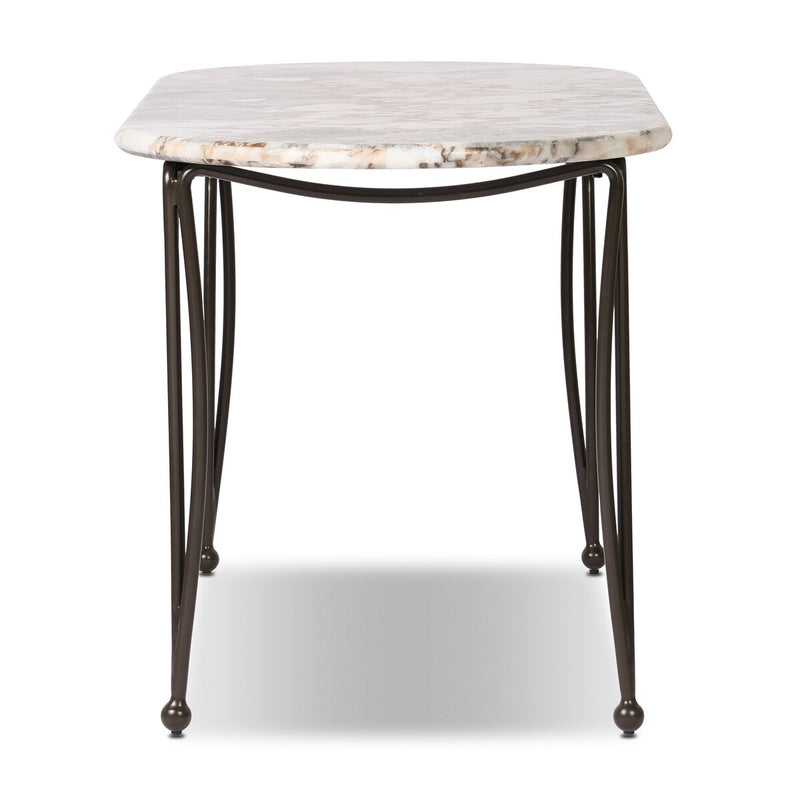 Idalia Desk - Dark Bronze Steel