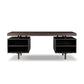 Belfast Desk - Smoked Black Oak Veneer