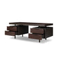 Belfast Desk - Smoked Black Oak Veneer