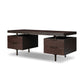 Belfast Desk - Smoked Black Oak Veneer