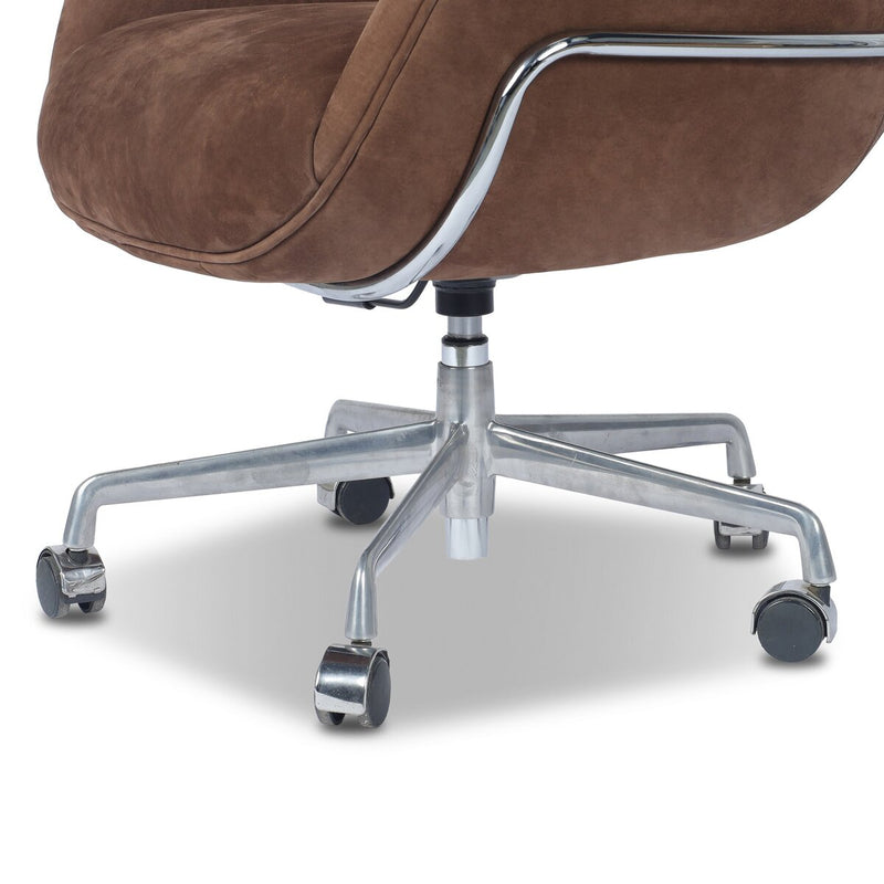 Brahms Desk Chair - Nubuck Tobacco
