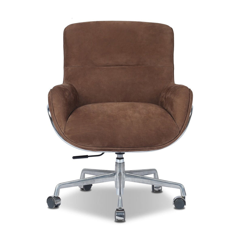 Brahms Desk Chair - Nubuck Tobacco