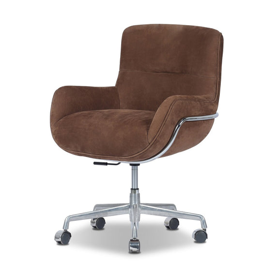 Brahms Desk Chair - Nubuck Tobacco