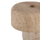 Taos Cordless Table Lamp - Natural Travertine