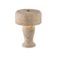Taos Cordless Table Lamp - Natural Travertine