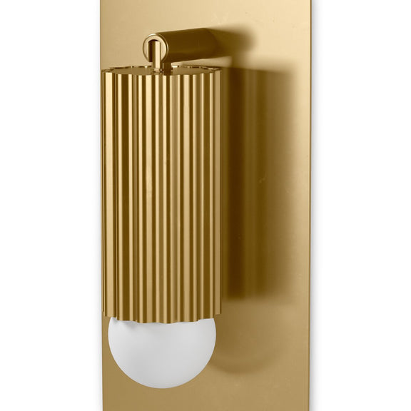 Vesta Flex Sconce - Burnished Brass
