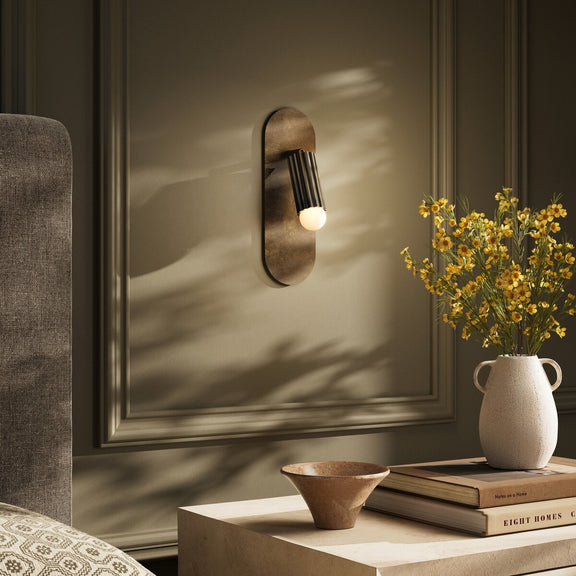 Vesta Flex Sconce - Heritage Bronze Brass