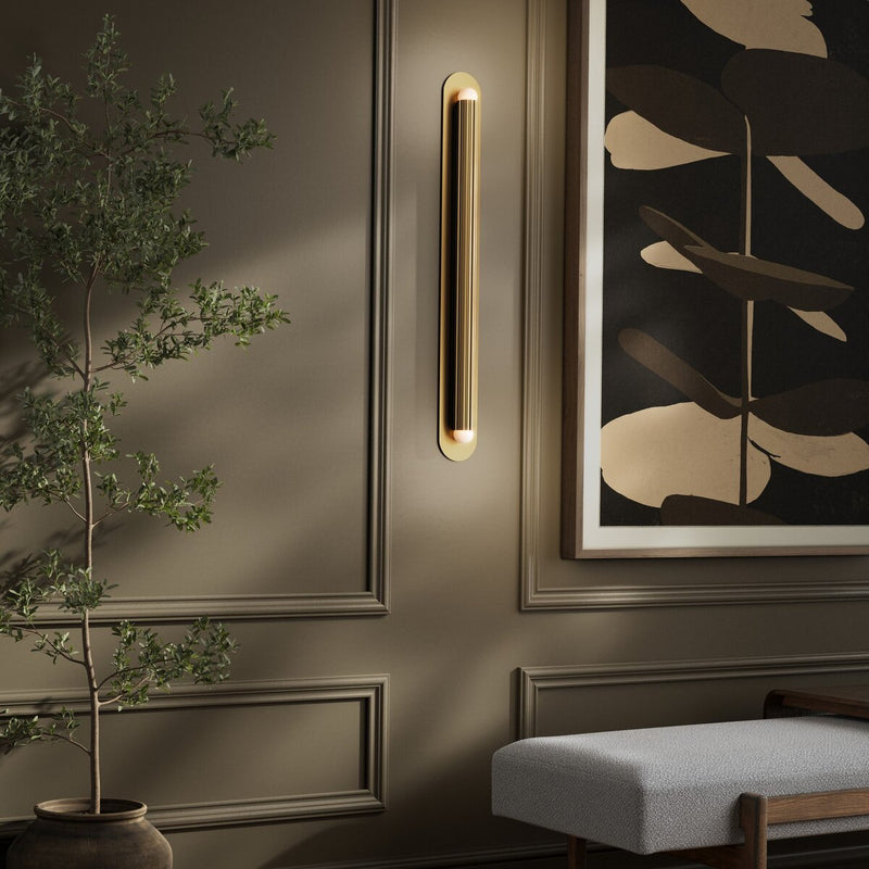 Vesta XL Sconce - Burnished Brass