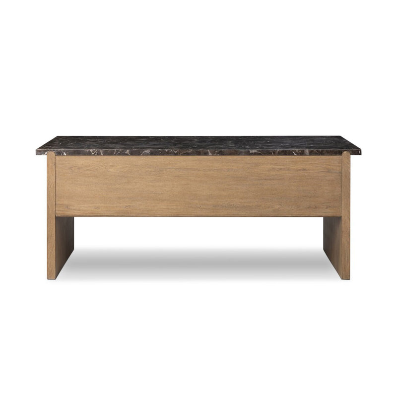 Garrison Desk - Drifted Oak Thin Veneer