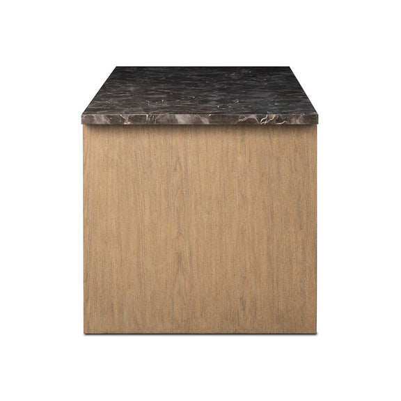Garrison Desk - Drifted Oak Thin Veneer
