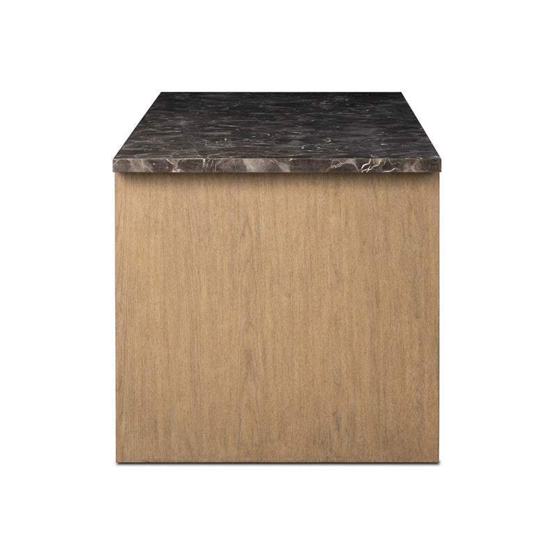 Garrison Desk - Drifted Oak Thin Veneer