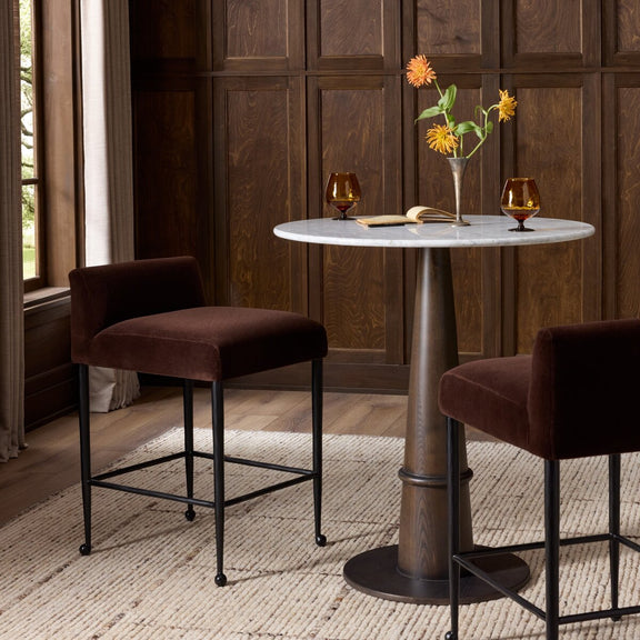 Corla Counter Stool - Monte Chocolate