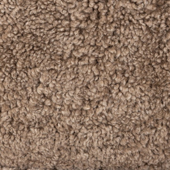 Corla Counter Stool - Taupe Shearling