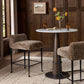 Corla Counter Stool - Taupe Shearling